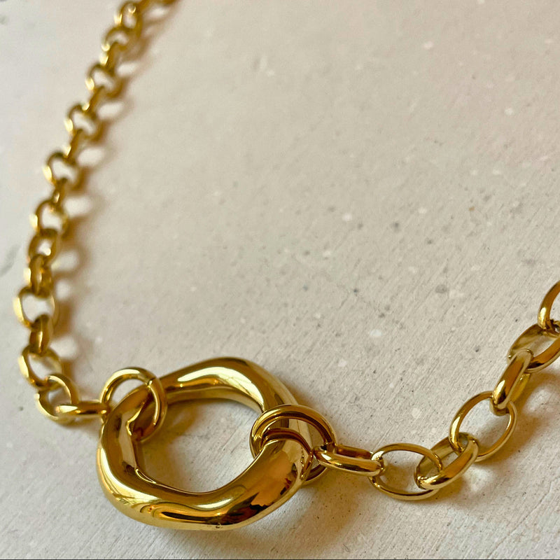 Collier acier jorgia