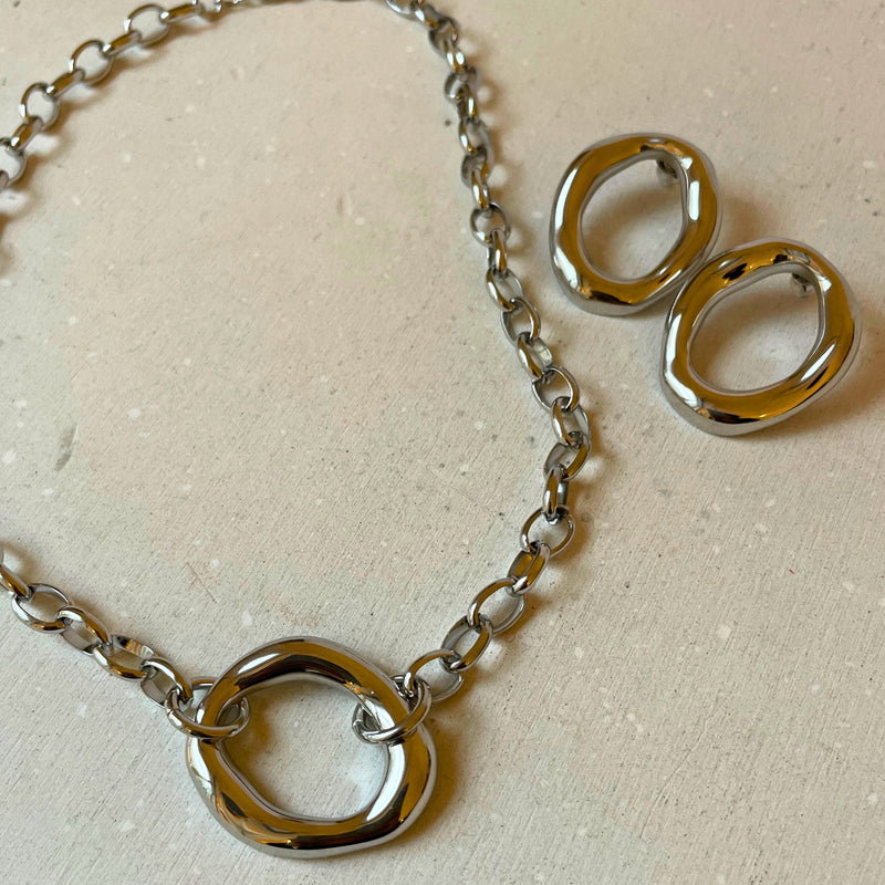 Collier acier jorgia