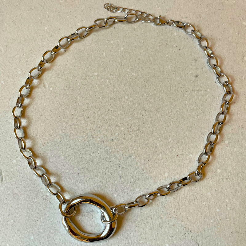 Collier acier jorgia