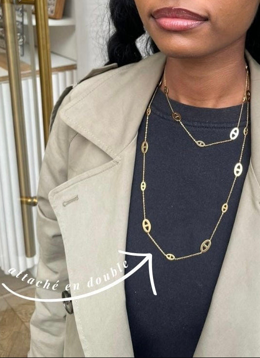 collier en acier Leona