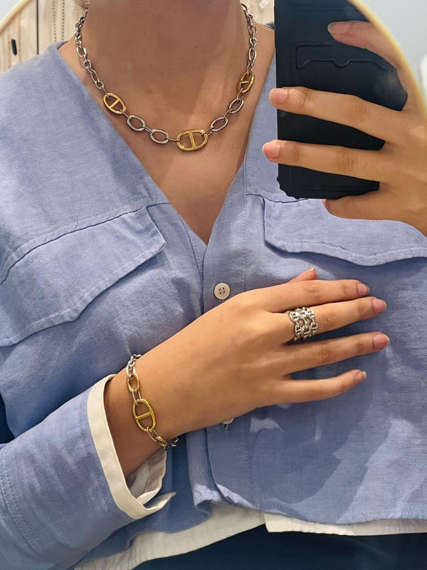 collier en acier amiris