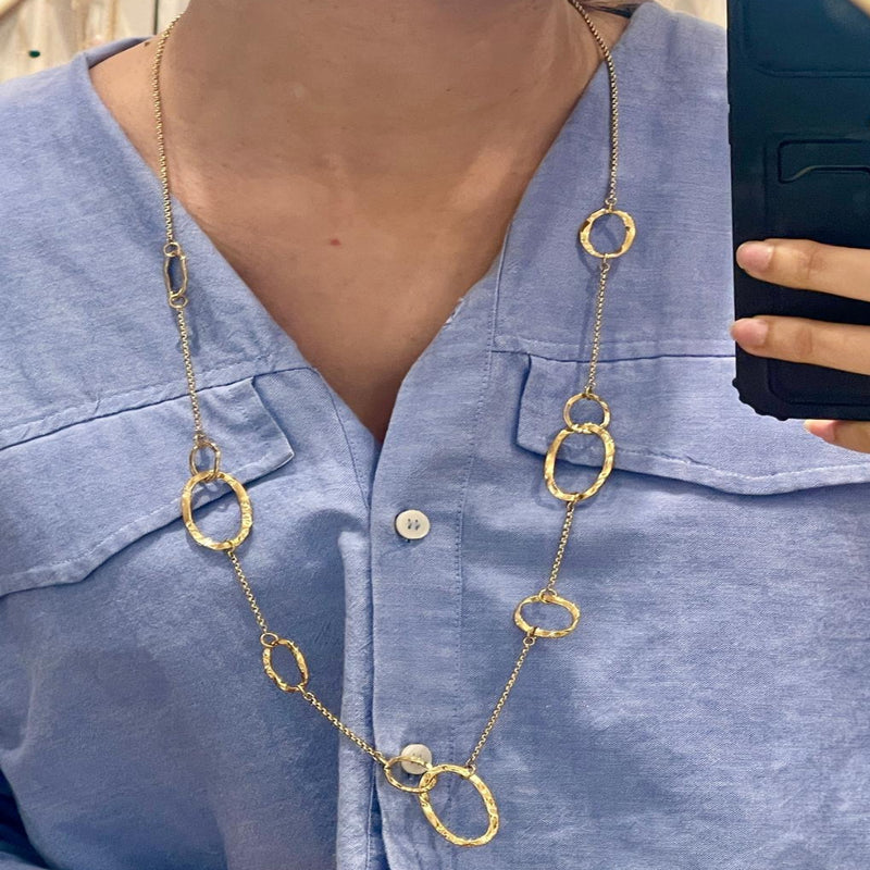 sautoir en acier lily