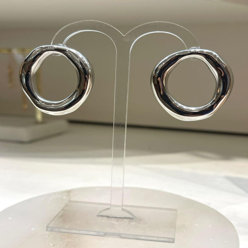 boucle d'oreille en acier sacha